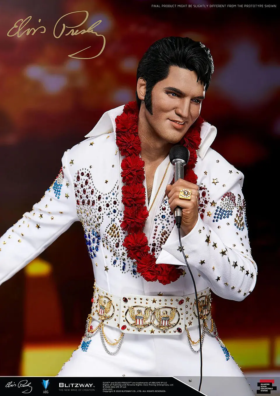 Elvis Presley, Estatua 1/4 a gran escala - Blitzway 3