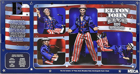 Elton John & Piano Live 1976, Figura de acción - Neca