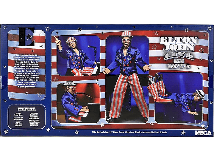 Elton John & Piano Live 1976, Figura de acción - Neca 2