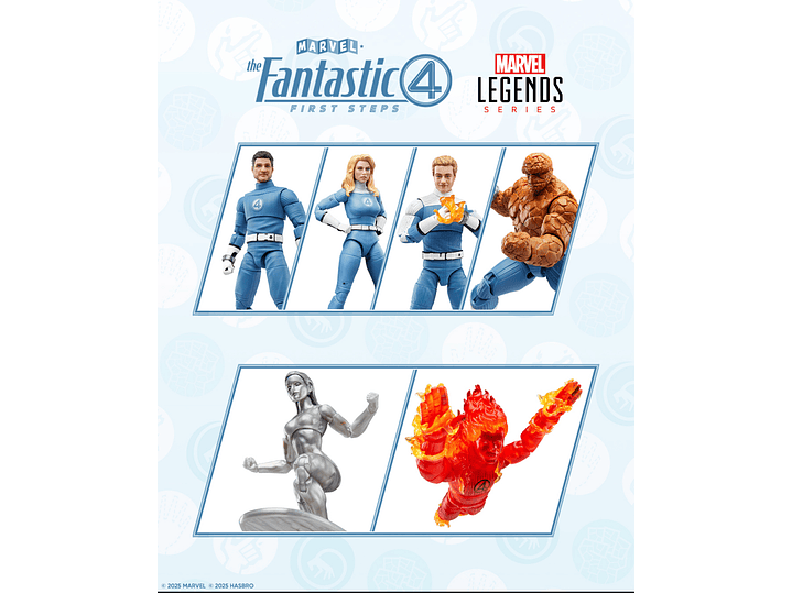 Los 4 Fantásticos, Wave completa - Marvel Legends 1