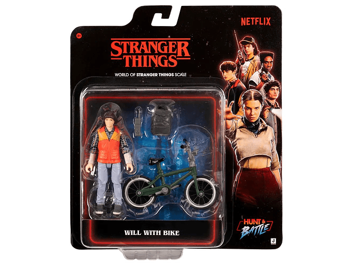 Will con bicicleta, World of Core 10 cm - Stranger Things 1