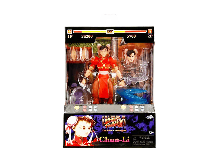 Chun-Li Red (Exclusivo) Street Fighter - Jada Toys 1