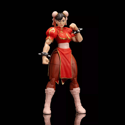 Chun-Li Red (Exclusivo) Street Fighter - Jada Toys