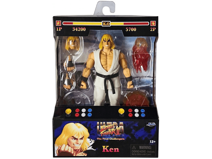 Ken (Player 2) Street Fighter II Ultra Jada Toys 1