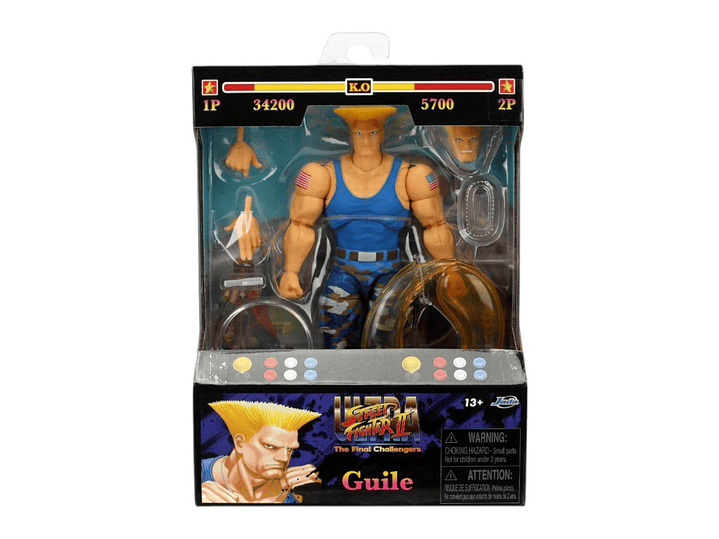 Guile Player 2 Street Fighter II Ultra - Jada Toys 1