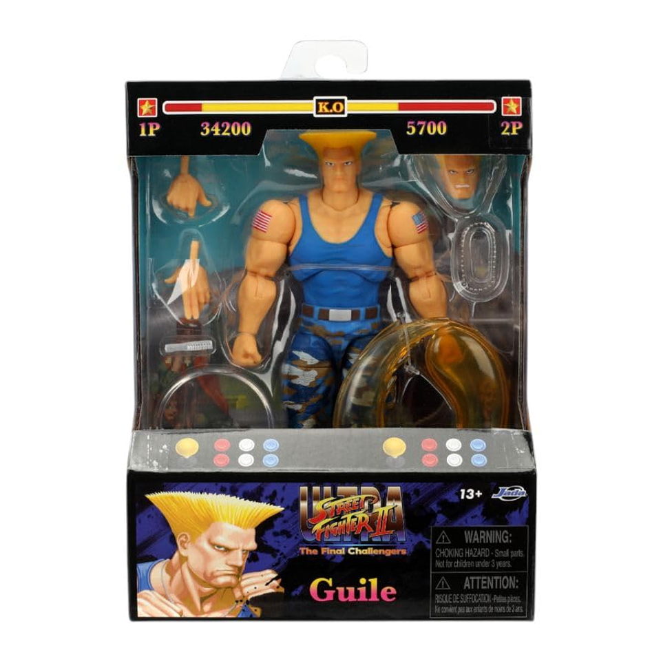 Guile Player 2 Street Fighter II Ultra - Jada Toys 1