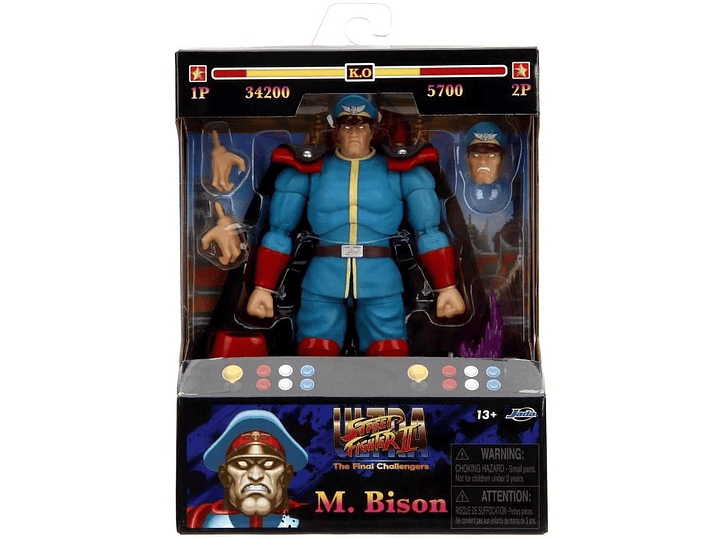Bison Player 2 Street Fighter II Ultra - Jada Toys 1