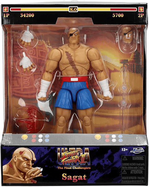 Sagat, Street Fighter II Ultra - Jada Toys