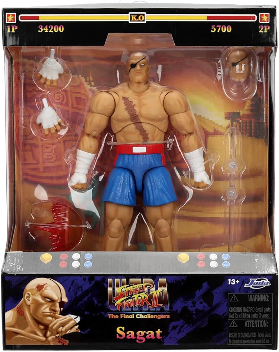 Sagat, Street Fighter II Ultra - Jada Toys 1