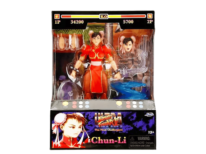 Chun-Li Red (Exclusivo) Street Fighter - Jada Toys 1