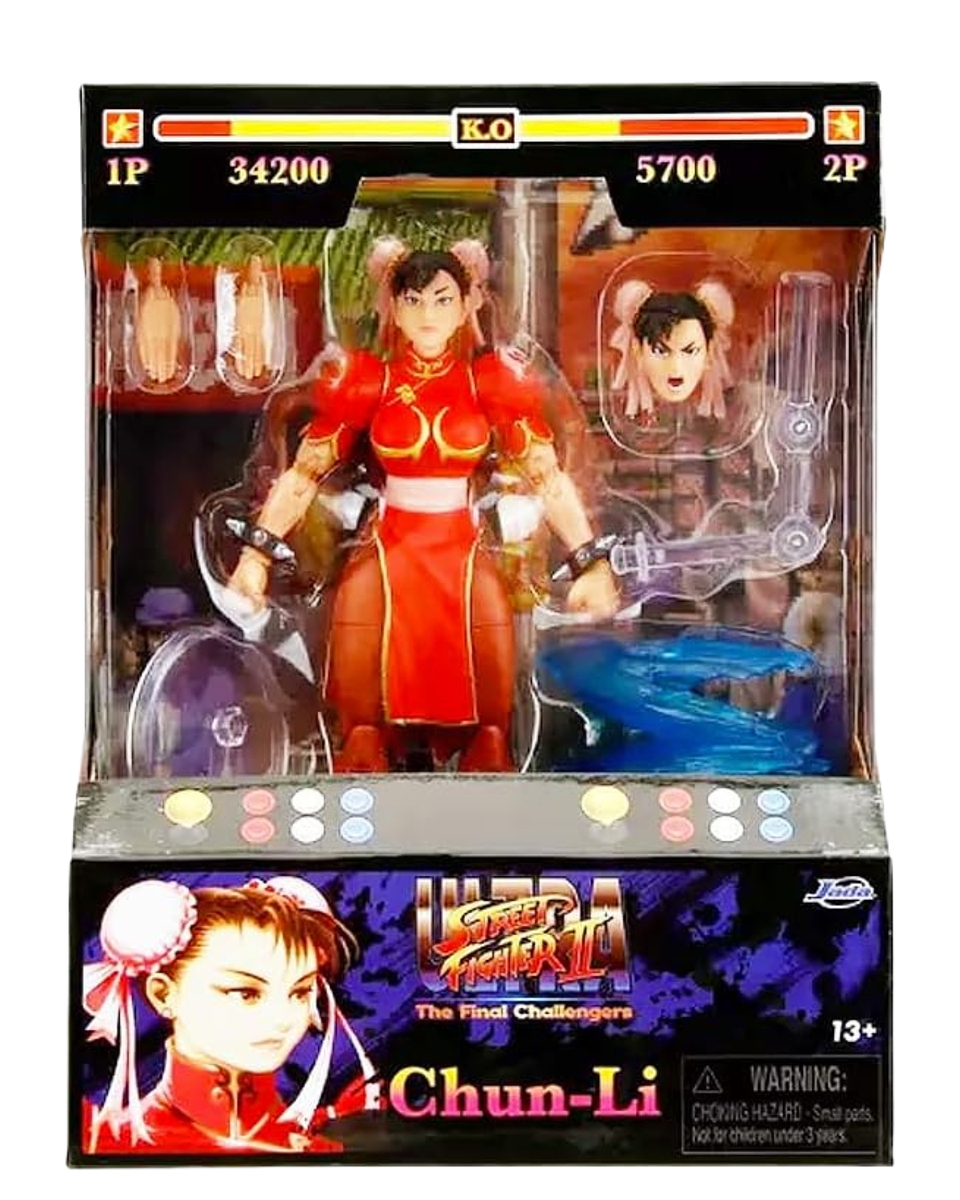 Chun-Li Red (Exclusivo) Street Fighter - Jada Toys 1