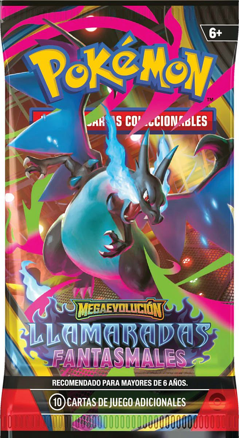 Pokémon Tcg: Phantasmal Flames Booster pack Español