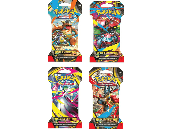 Pokémon Tcg: Mega Evolution - Sleeved Booster Español 4