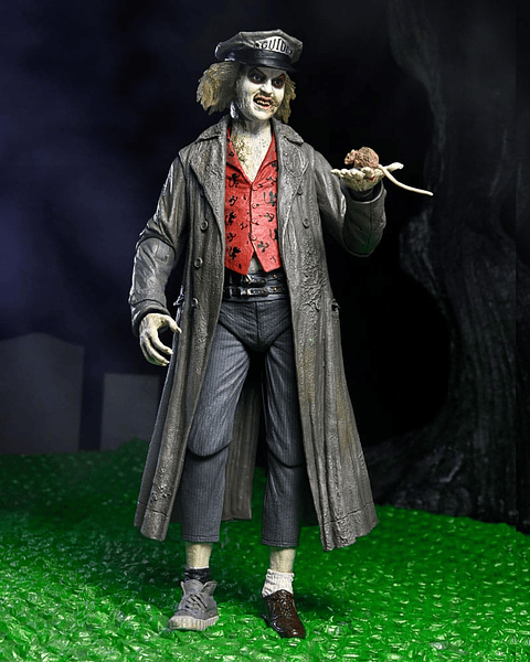 Beetlejuice Figura (1988 Movie) 18 cm, Ultimate Beetlejuice: Tour Guide (The Bio-Exorcist) - NECA