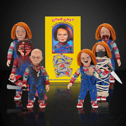 Chucky Figura (TV Series) 18 cm "Good Guy" Display