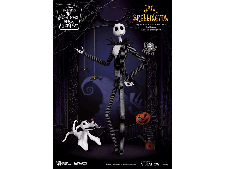 Jack Skellington Figura, Dynamic 8-ction Heroes Figures - NBX  5