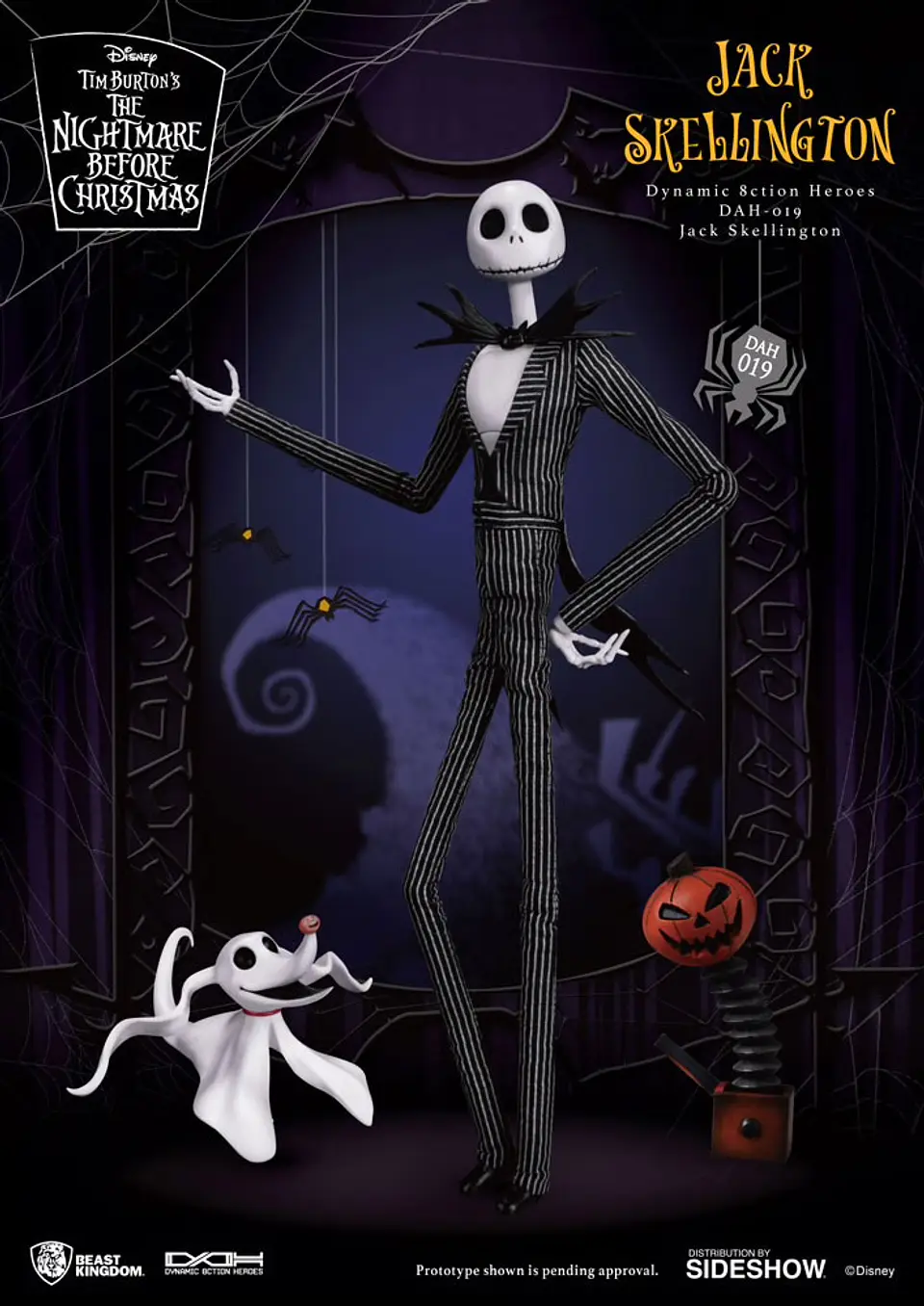 Jack Skellington Figura, Dynamic 8-ction Heroes Figures - NBX  5