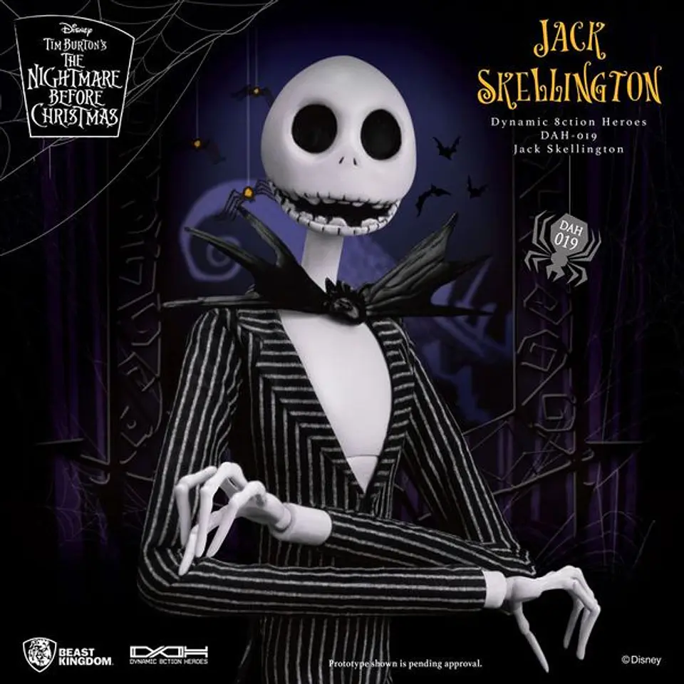 Jack Skellington Figura, Dynamic 8-ction Heroes Figures - NBX  3