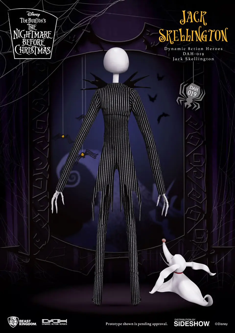 Jack Skellington Figura, Dynamic 8-ction Heroes Figures - NBX  4