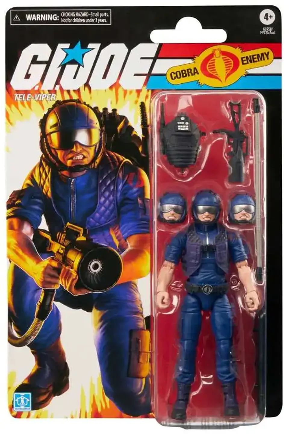Retro Cardback - Tele-Viper Figura, G.I. Joe Classified Series -  1