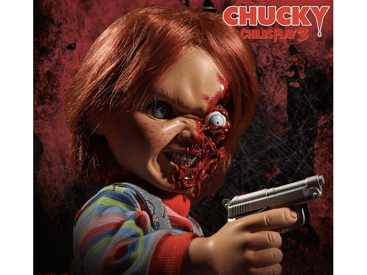 Pizza Face Chucky Talking Doll Figures - Chucky: Child's Play 3 - 15