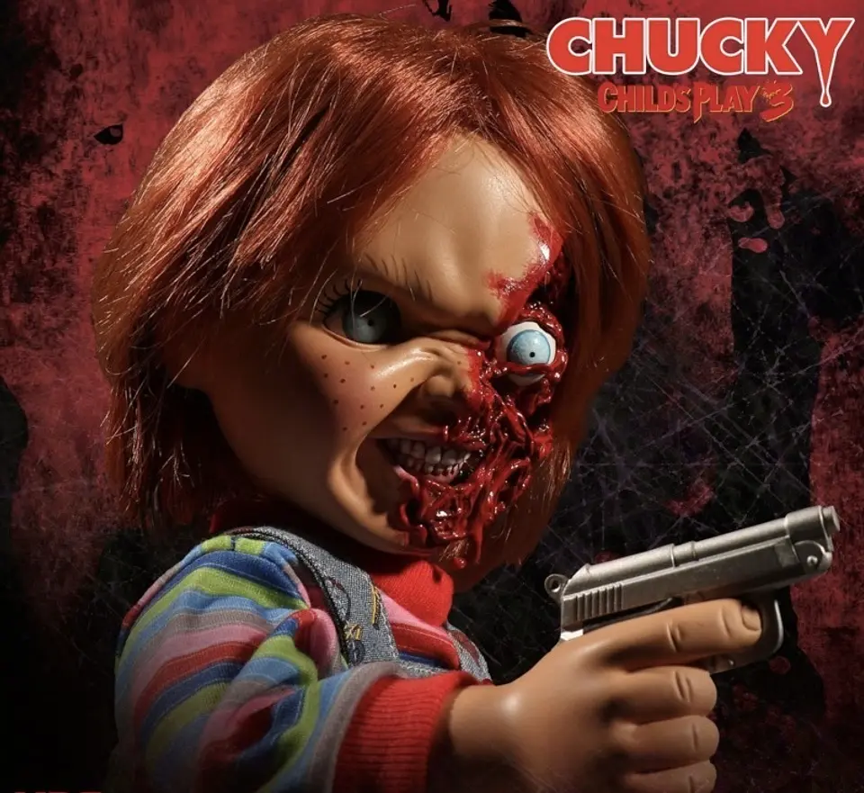 Pizza Face Chucky Talking Doll Figures - Chucky: Child's Play 3 - 15