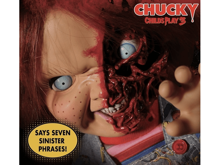 Pizza Face Chucky Talking Doll Figures - Chucky: Child's Play 3 - 15