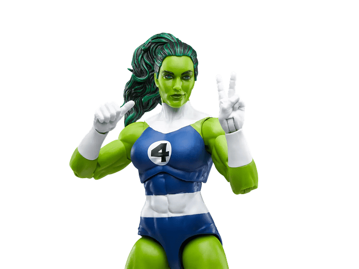 Marvel Legends Figura She-Hulk, Fantastic Four (Retro Series)  6