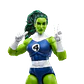 Marvel Legends Figura She-Hulk, Fantastic Four (Retro Series)  - Miniatura 6