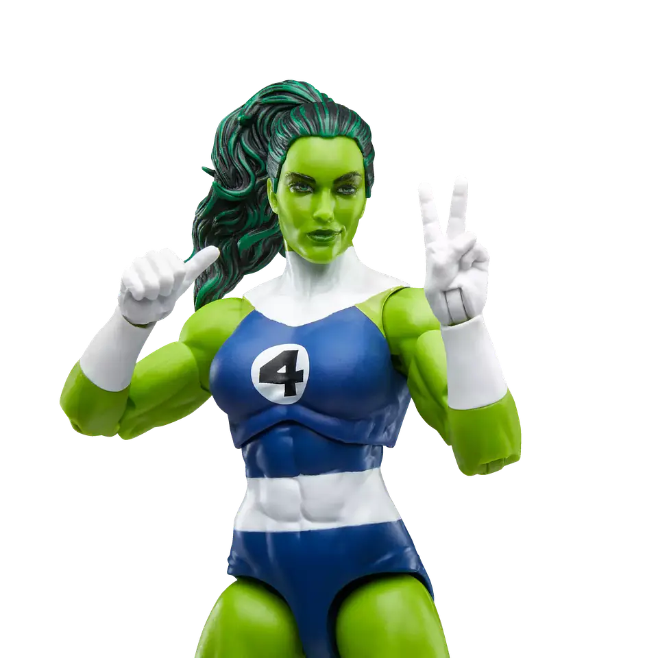 Marvel Legends Figura She-Hulk, Fantastic Four (Retro Series)  6