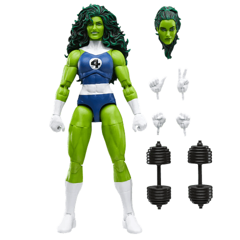 Marvel Legends Figura She-Hulk, Fantastic Four (Retro Series) 