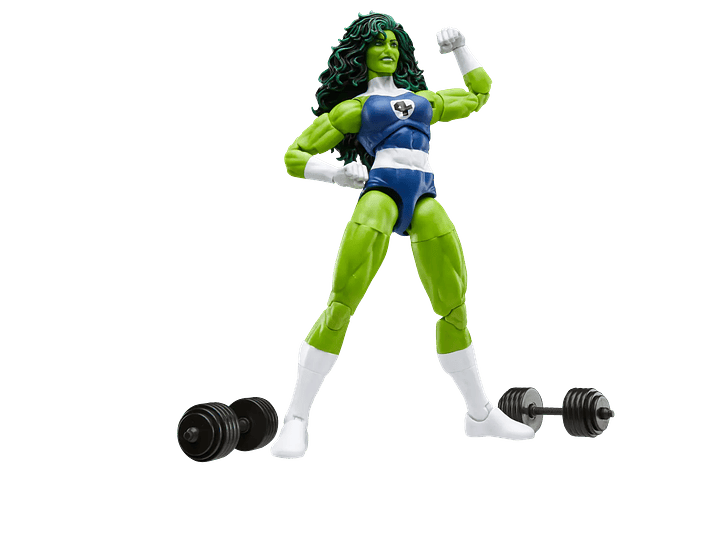Marvel Legends Figura She-Hulk, Fantastic Four (Retro Series)  3