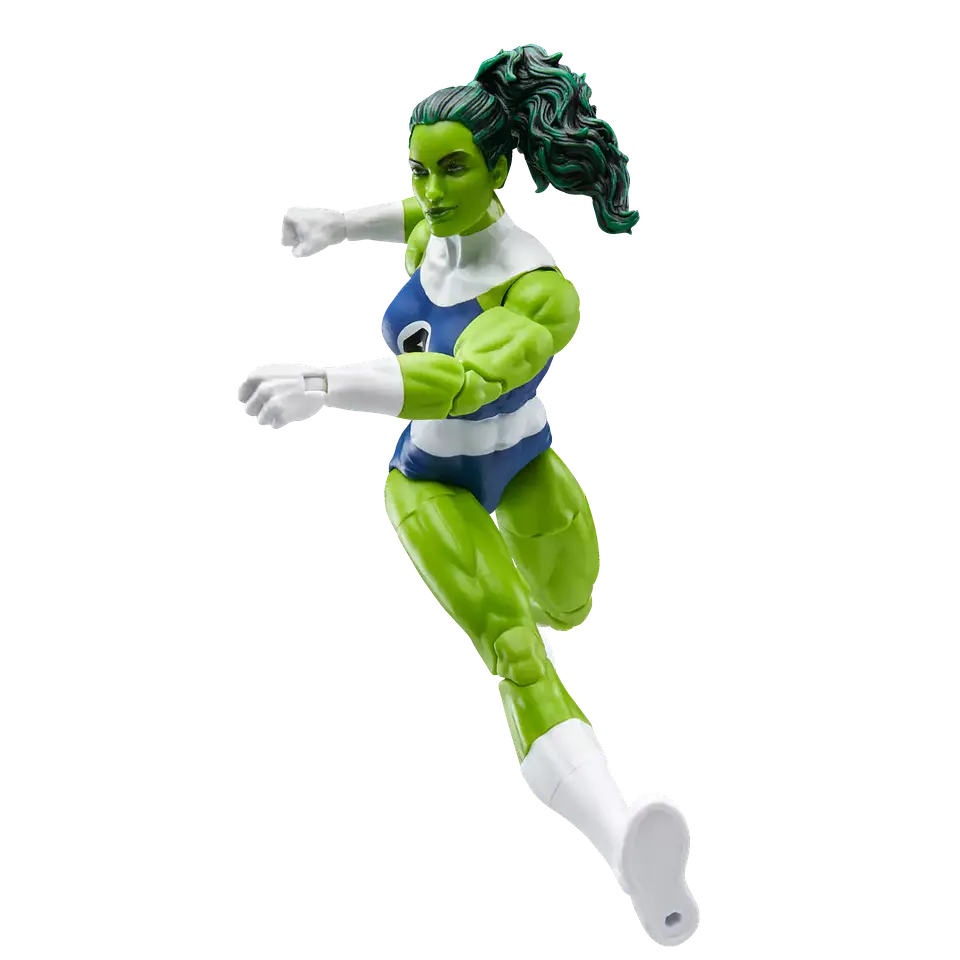 Marvel Legends Figura She-Hulk, Fantastic Four (Retro Series)  5