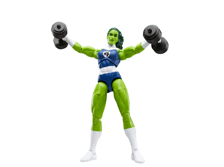 Marvel Legends Figura She-Hulk, Fantastic Four (Retro Series)  4