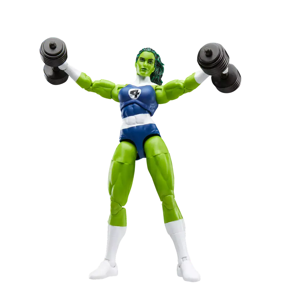 Marvel Legends Figura She-Hulk, Fantastic Four (Retro Series)  4