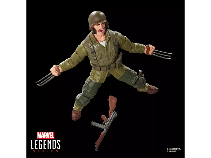 Wolverine (WWII Logan),  Build-A-Figure Marvel's Executioner -Marvel Legends 4