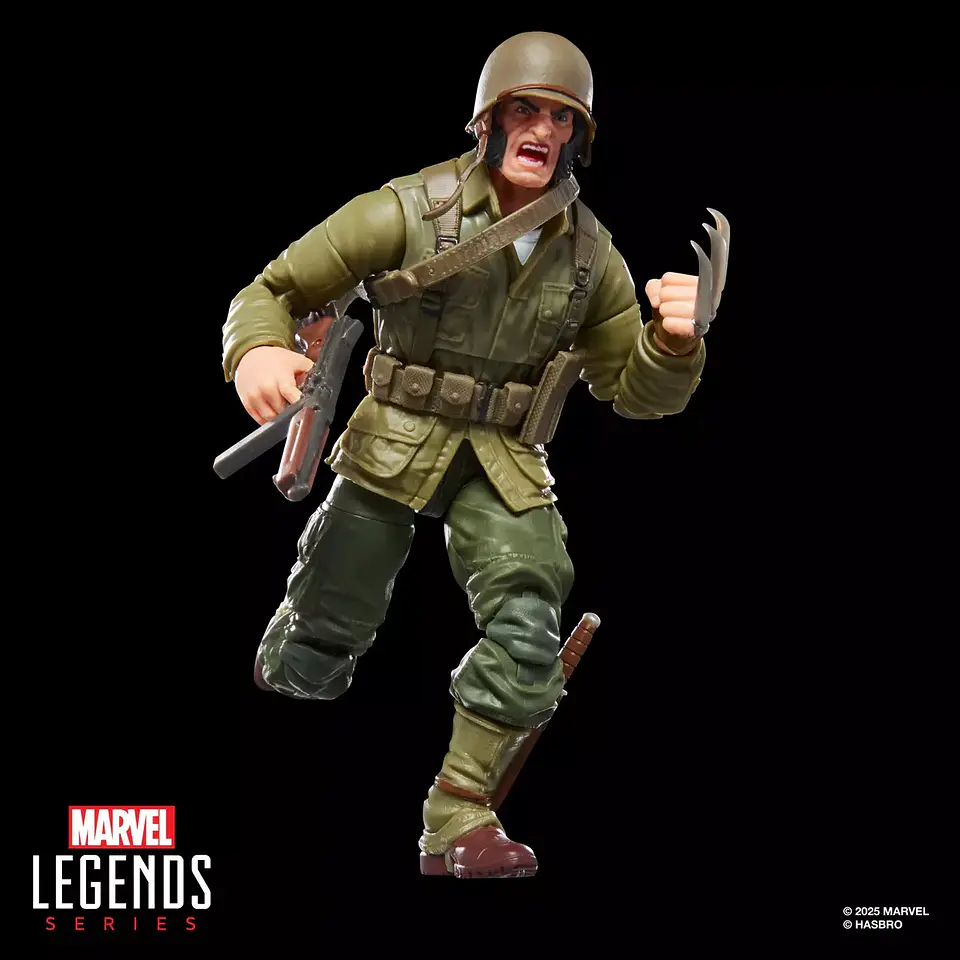Wolverine (WWII Logan),  Build-A-Figure Marvel's Executioner -Marvel Legends 5