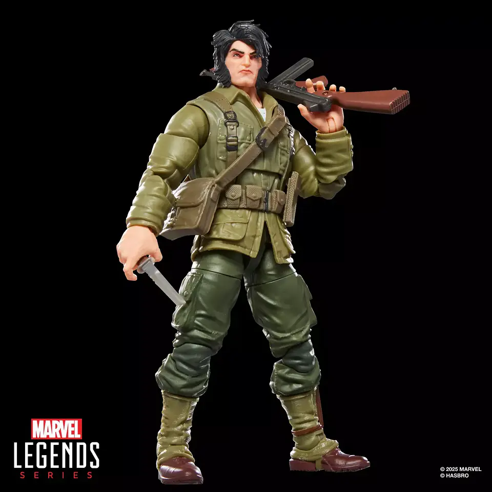 Wolverine (WWII Logan),  Build-A-Figure Marvel's Executioner -Marvel Legends 6