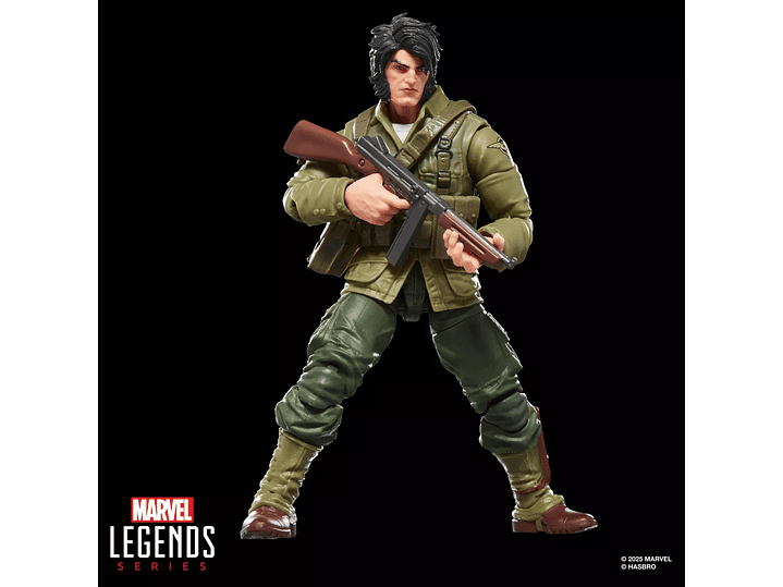Wolverine (WWII Logan),  Build-A-Figure Marvel's Executioner -Marvel Legends 2