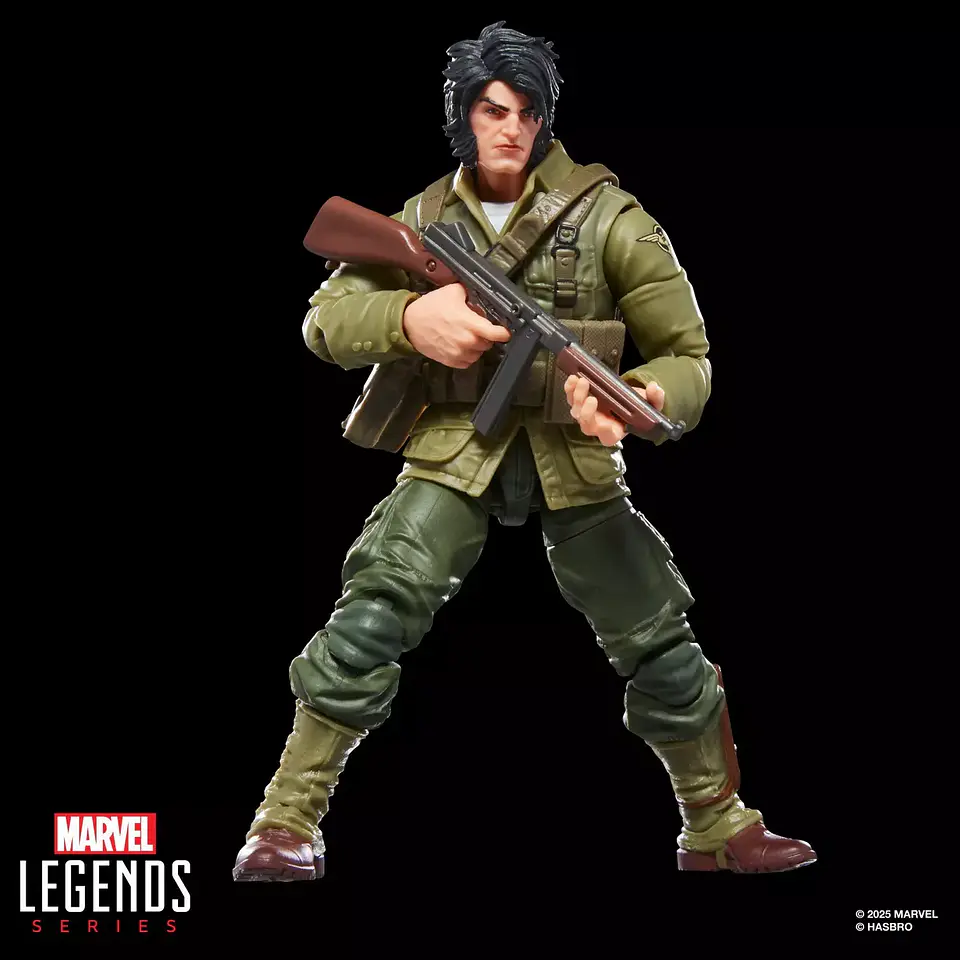 Wolverine (WWII Logan),  Build-A-Figure Marvel's Executioner -Marvel Legends 2
