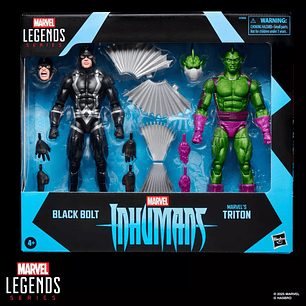 Inhumans, Black Bolt & Marvel’s Triton 2-Pack - Marvel Legends