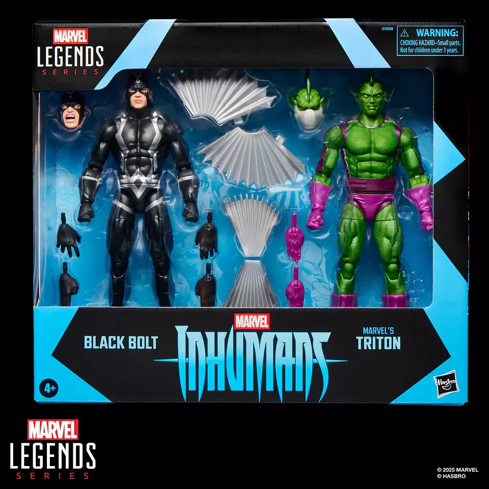 Inhumans, Black Bolt & Marvel’s Triton 2-Pack - Marvel Legends 1