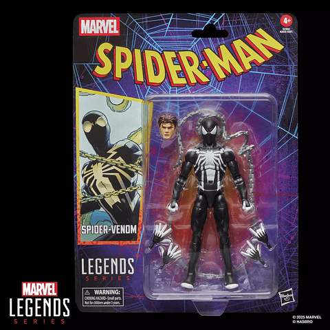 Spider-Venom Retro Series, Marvel Legends 