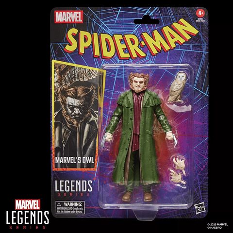 Marvel's Owl, Spider-Man Retro Collection - Marvel Legends