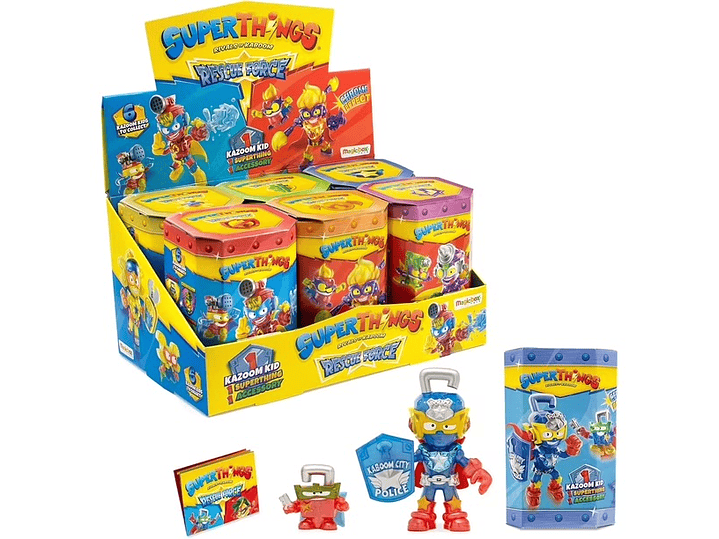 SuperThings, 1 figura + Kazoom Kid & Accesorio - (Superzings 5) 1
