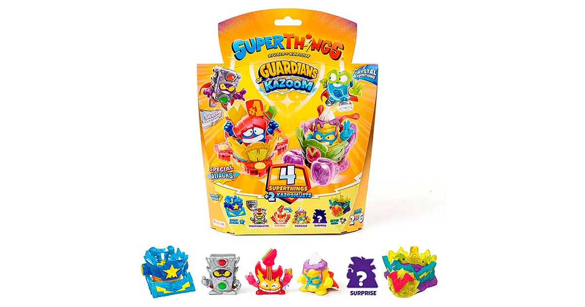 Blister 4 Figuras + 2 Kazoom Jets - Serie 5