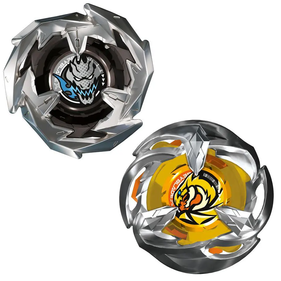Beyblade X Duo Gale Wyvern 3-60T y Sword Dran 3-80B 5
