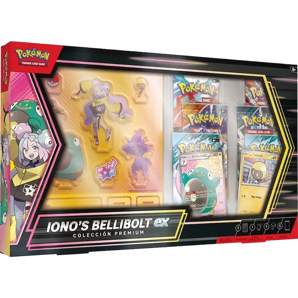 Pokemon Tcg Iono S Bellibolt Ex Colección Premium (español) 1