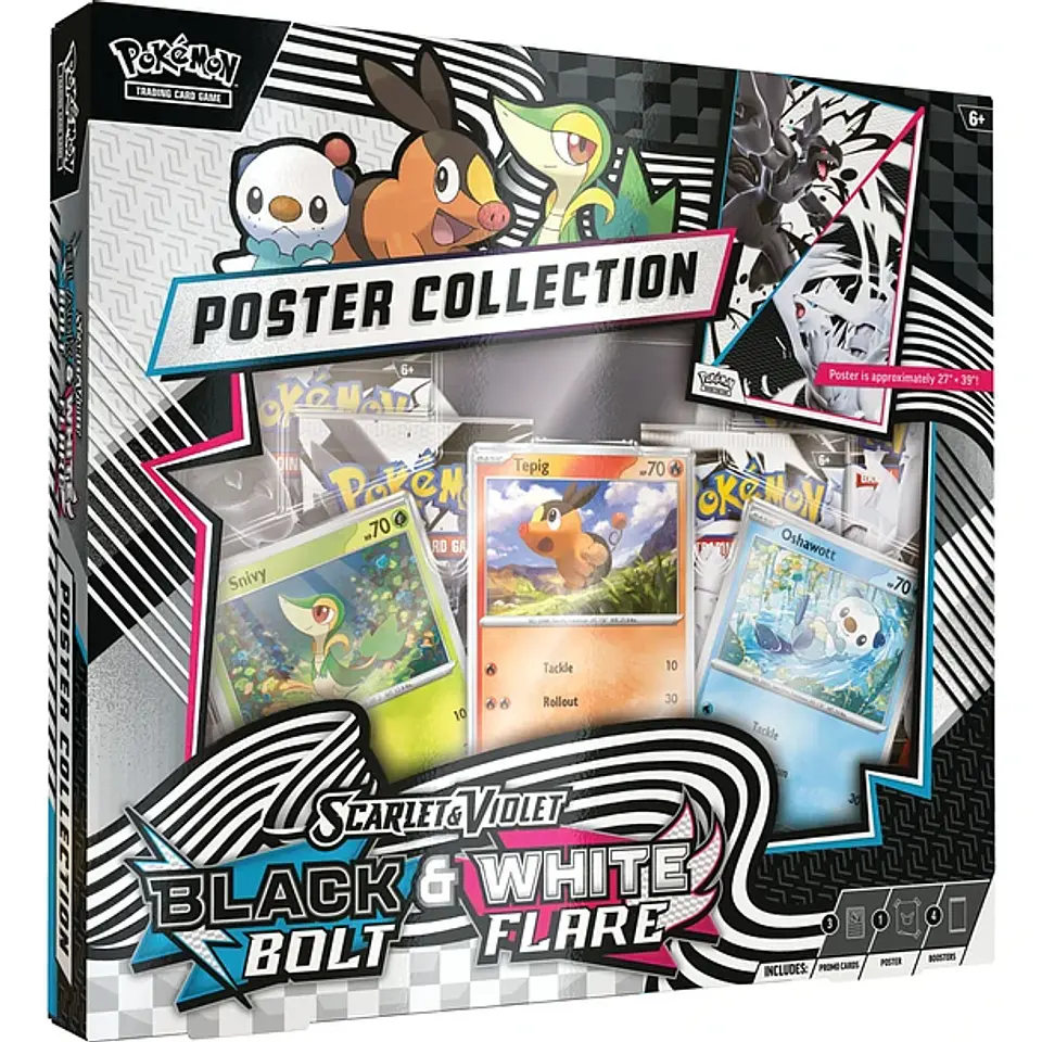 Pokémon TCG: Scarlet & Violet - Black Bolt & White Flare Ingles 1