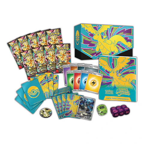 Pokemon TCG: Mega Evolucion-Ascended Heroes Caja de entrenador Élite - Español